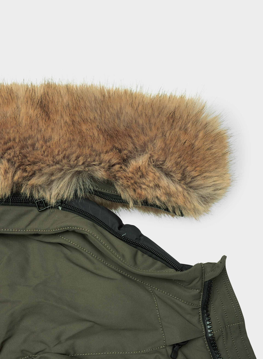 powder parka - coldstop mÖrk oliv