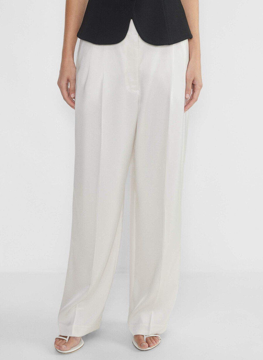 the effortless pant satin ljus bjÖrk