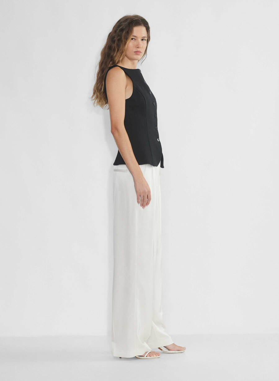 the effortless pant satin ljus bjÖrk