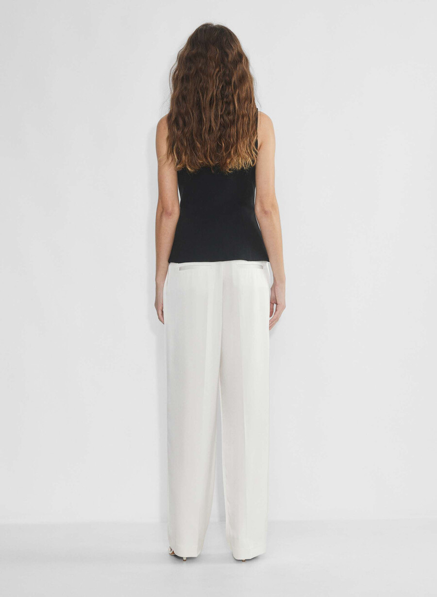 the effortless pant satin ljus bjÖrk