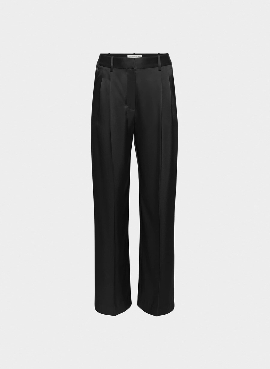 the effortless pant satin svart