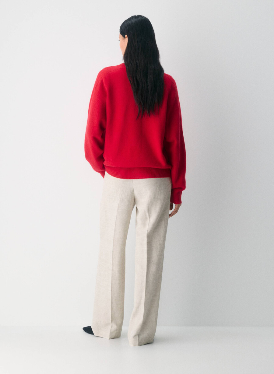 the effortless pant - cruiselinen naturlig ecru