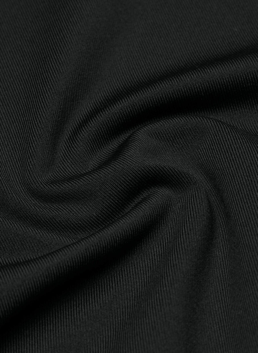 worldly poplin klänning svart