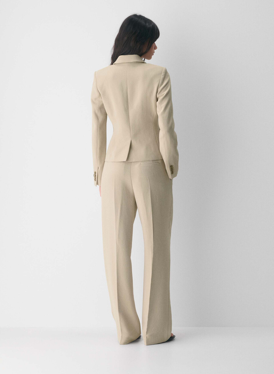 etikettkavaj - crepette marcona beige