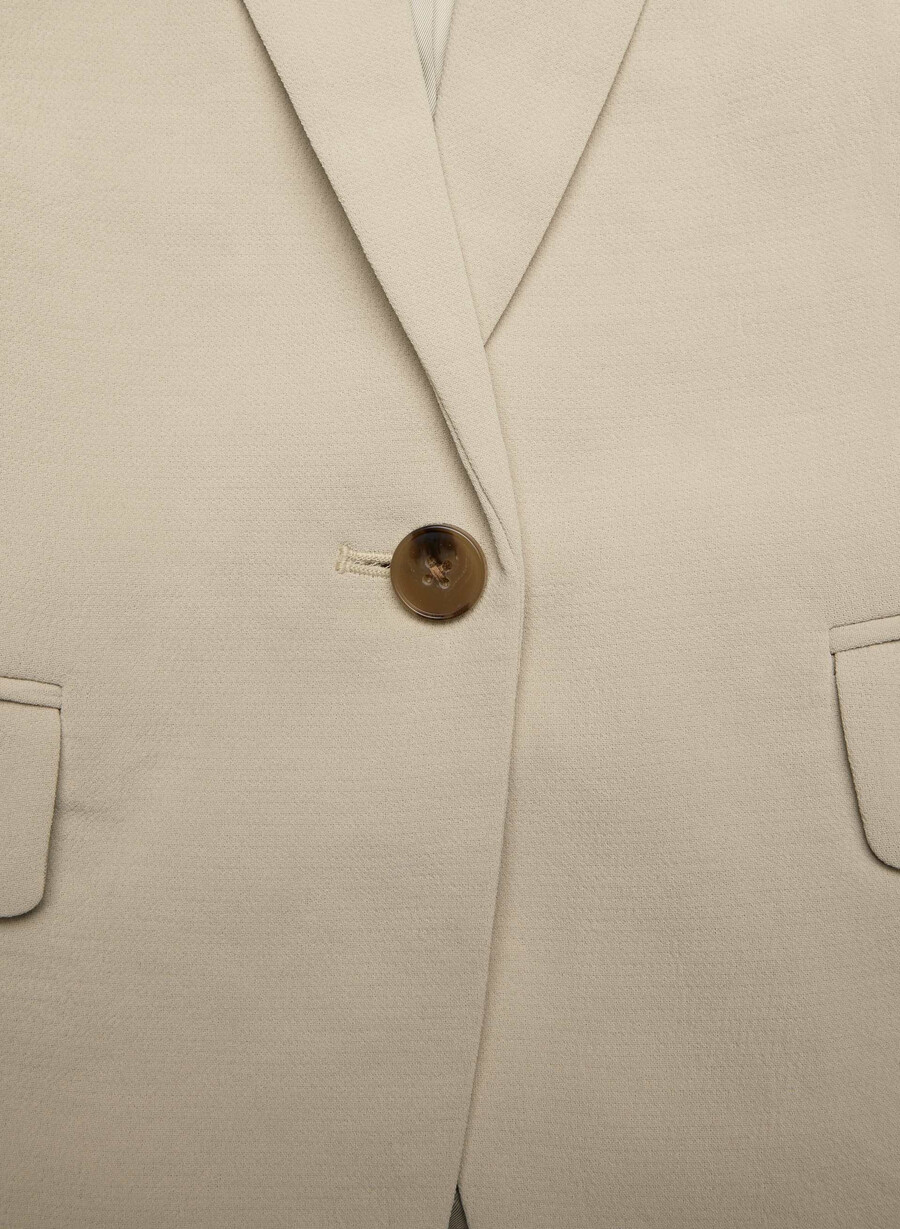 etikettkavaj - crepette marcona beige
