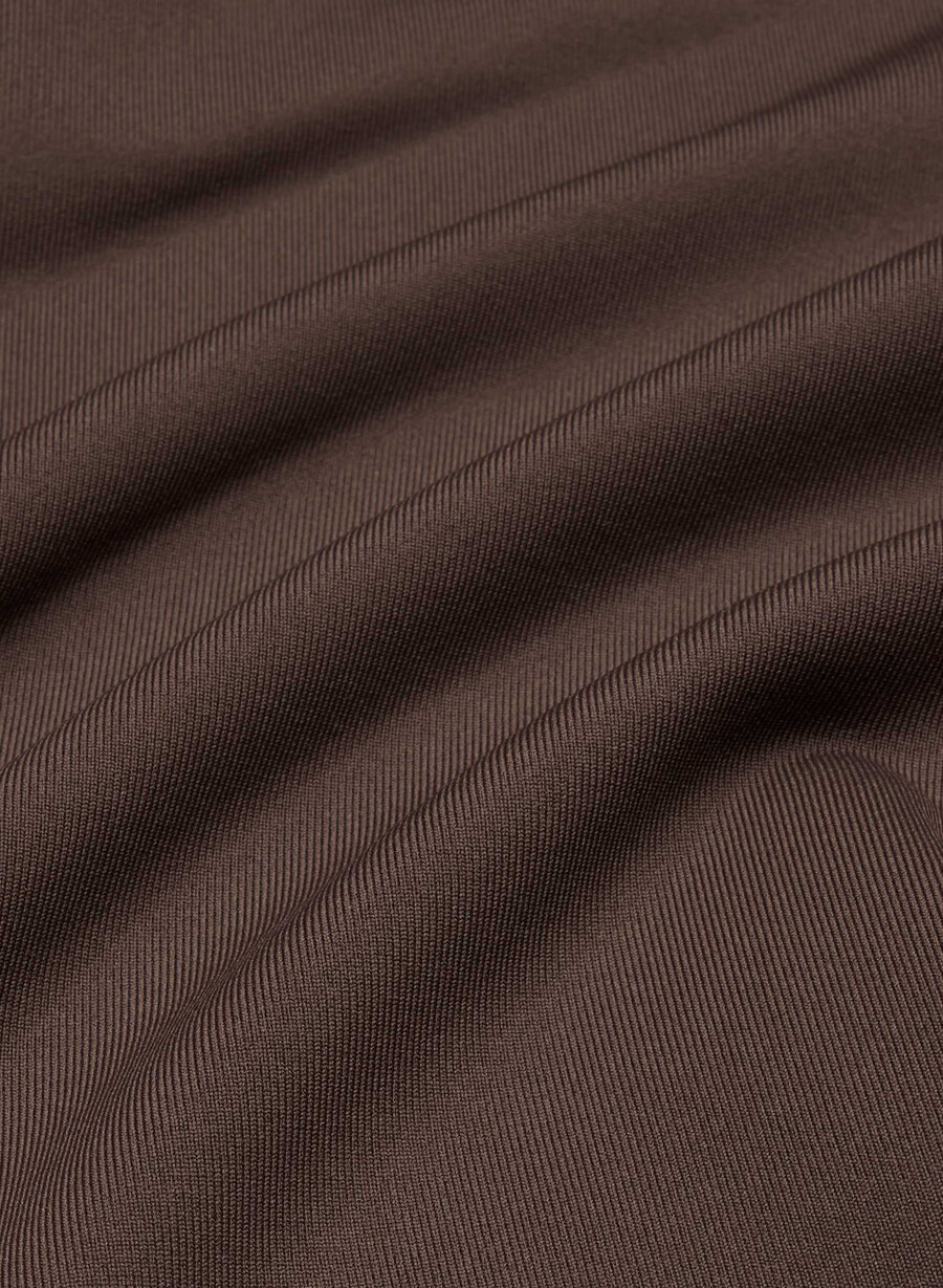 original contour summon maxiklänning i mockabrun