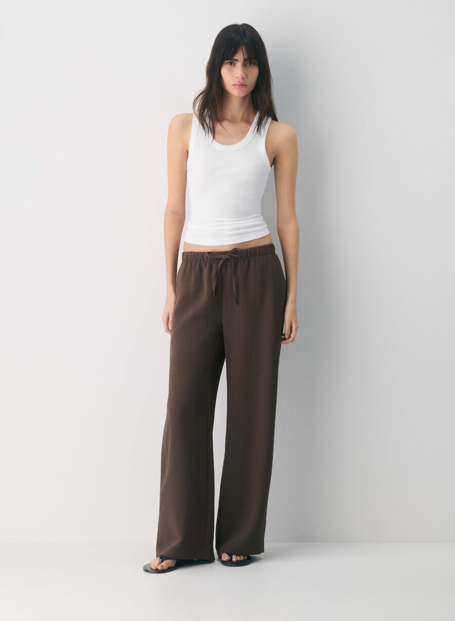 the lodge pant - crepette mik mochabrunt