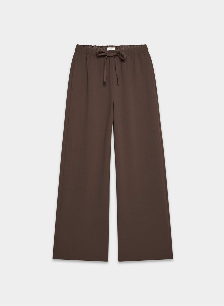 the lodge pant - crepette mik mochabrunt