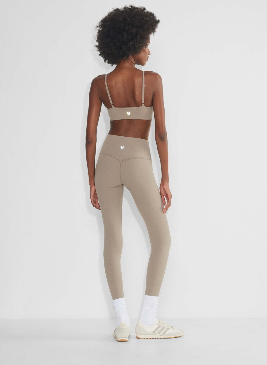 butter cheeky höghöjdsleggings nomad taupe