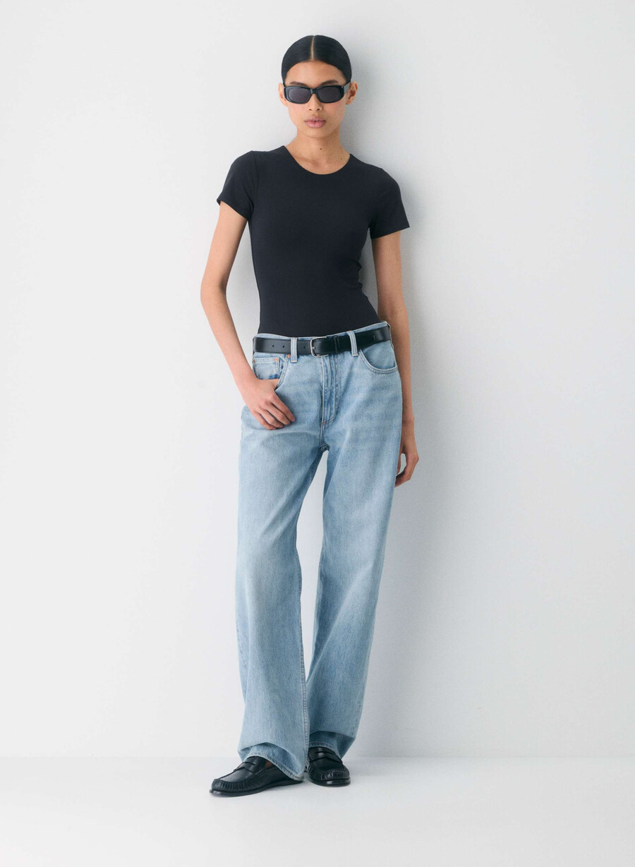 original contour vivacity crew bodysuit cordovan