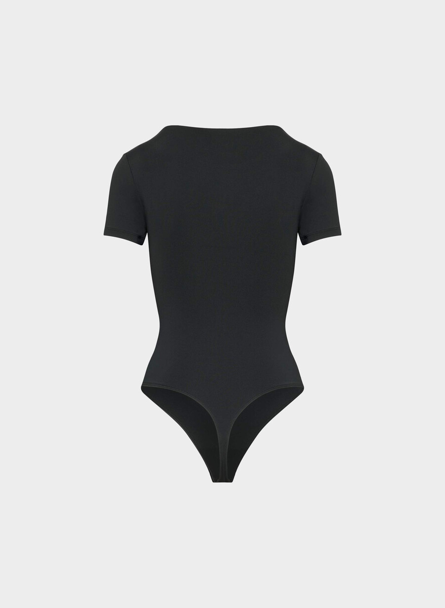 original contour vivacity crew bodysuit cordovan