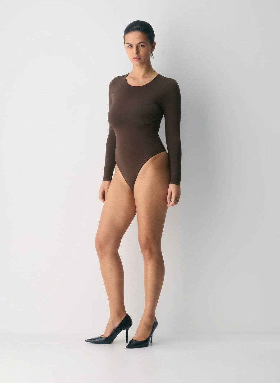 original contour prosperity crew bodysuit mikra mochabrun