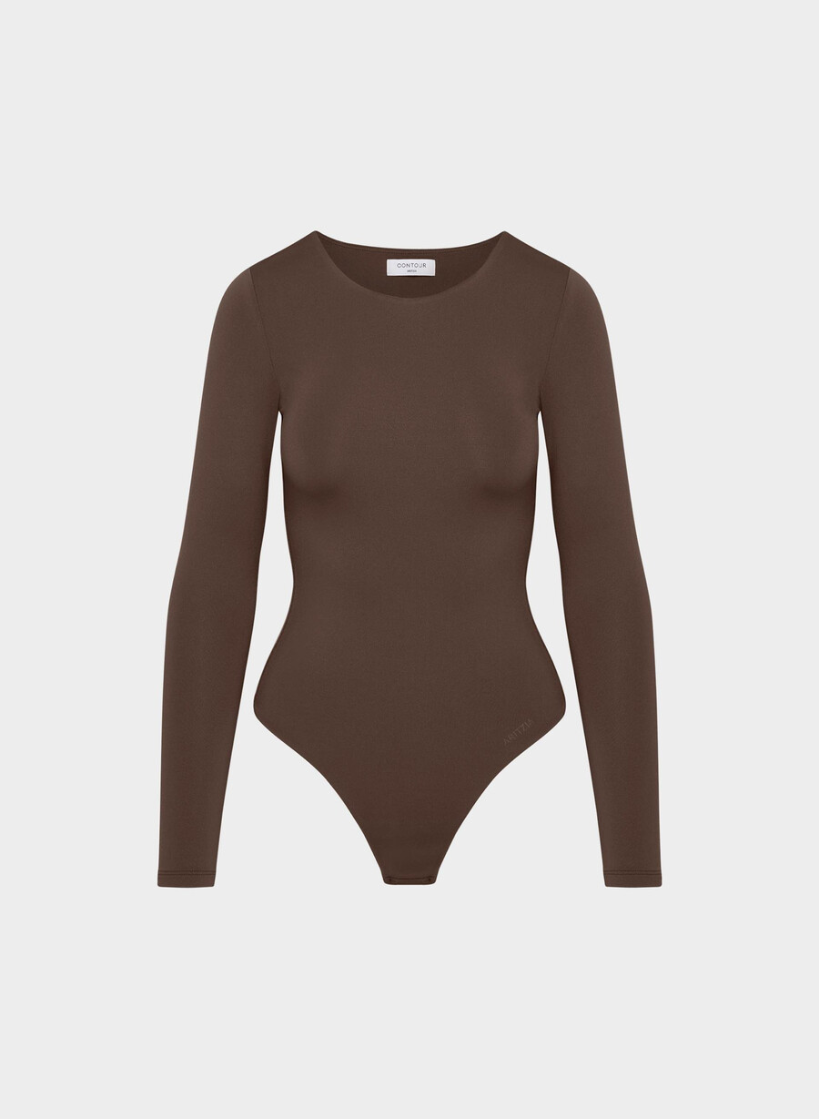 original contour prosperity crew bodysuit mikra mochabrun