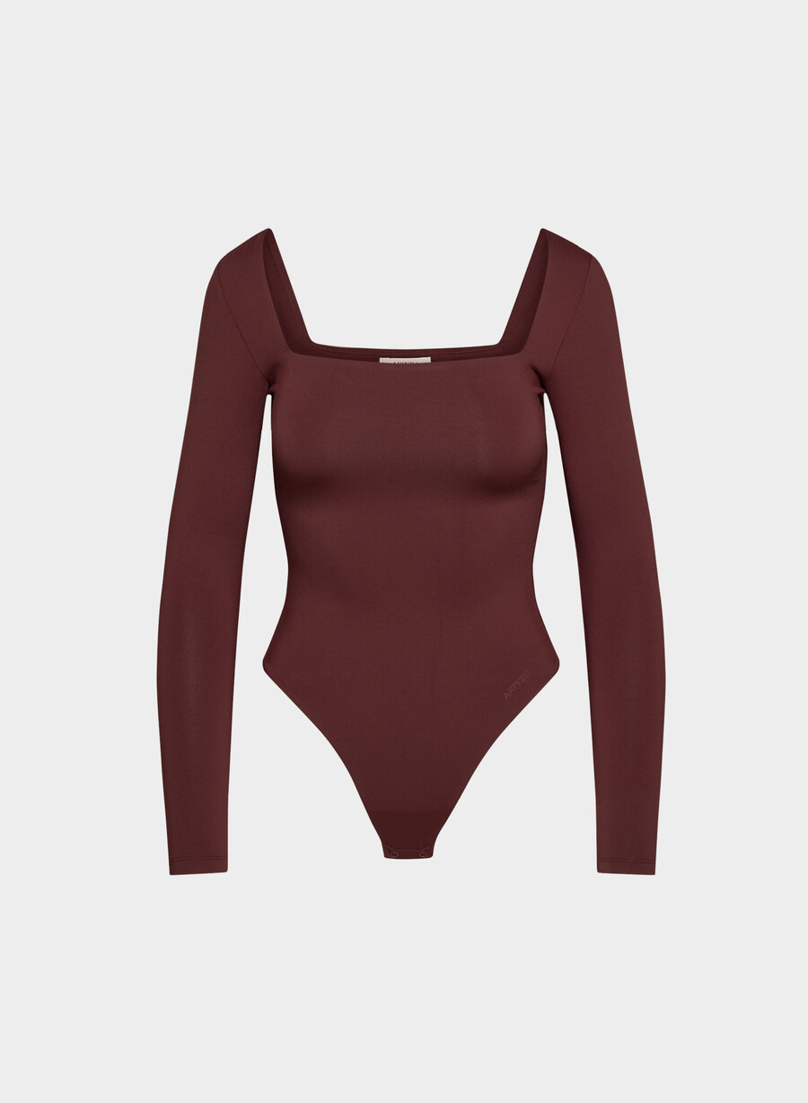 original contour headway bodysuit sumac burgundy
