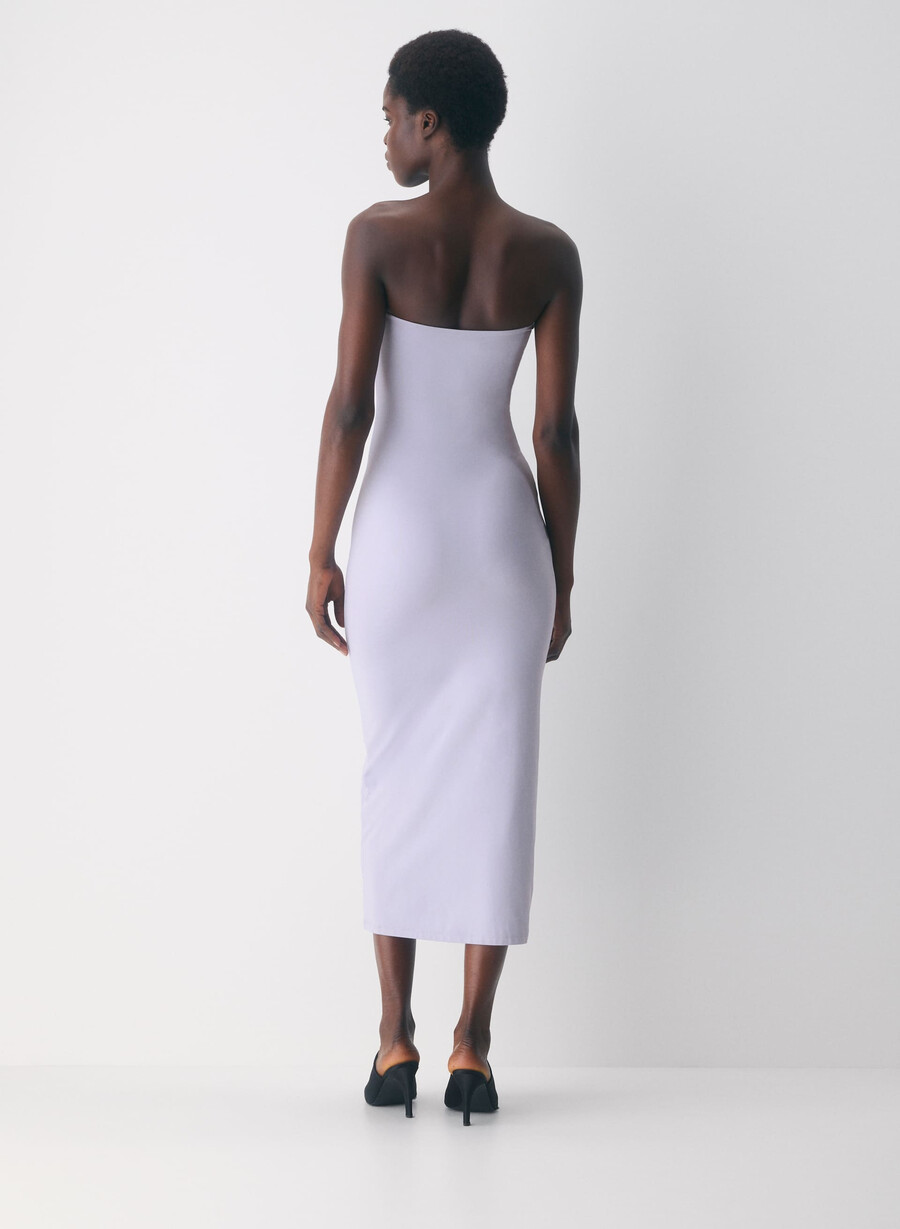 original contour enrapture maxi tubklänning vildblommig lila