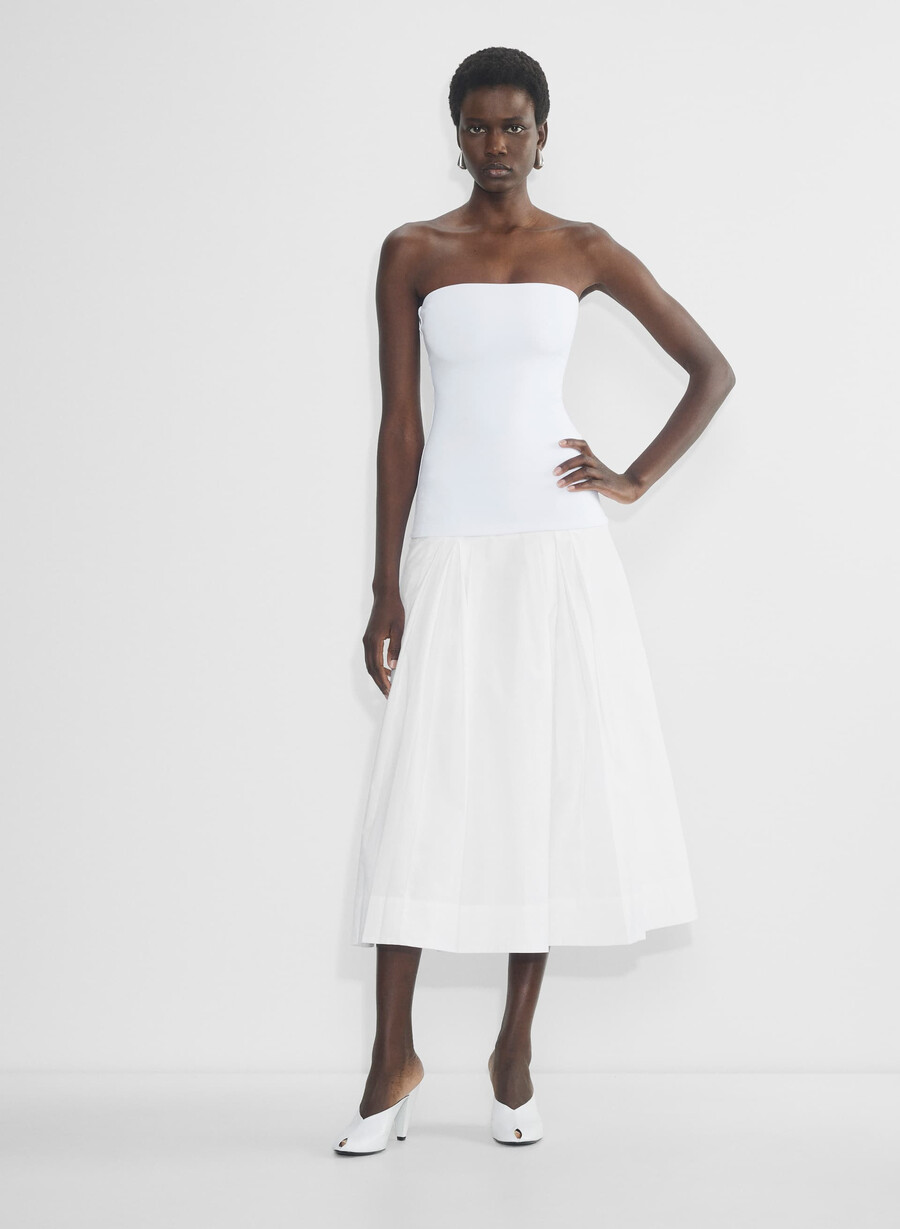 original contour hip tube top ljusvit
