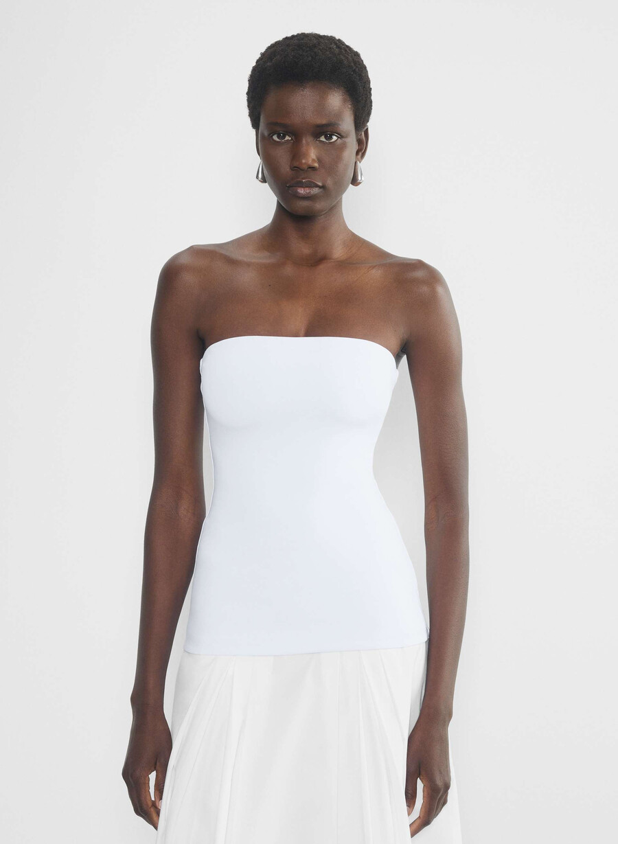 original contour hip tube top ljusvit