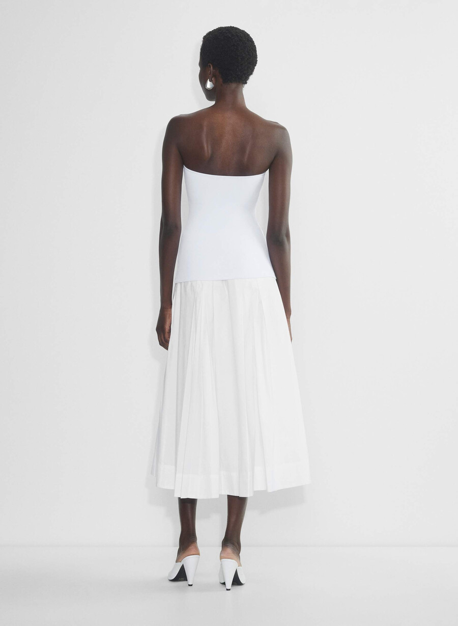 original contour hip tube top ljusvit