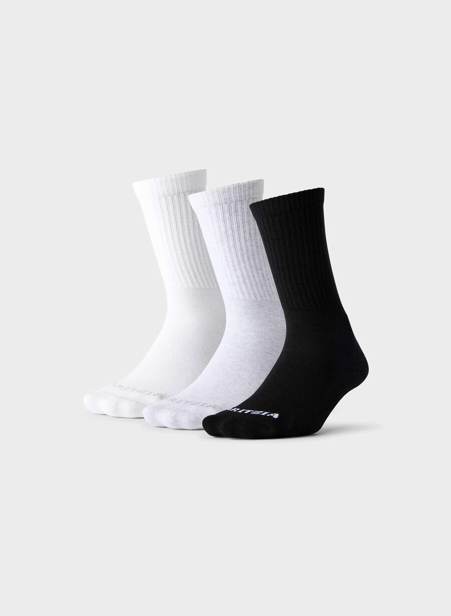 best-ever crew sock 3-pack vith moln vitsvart