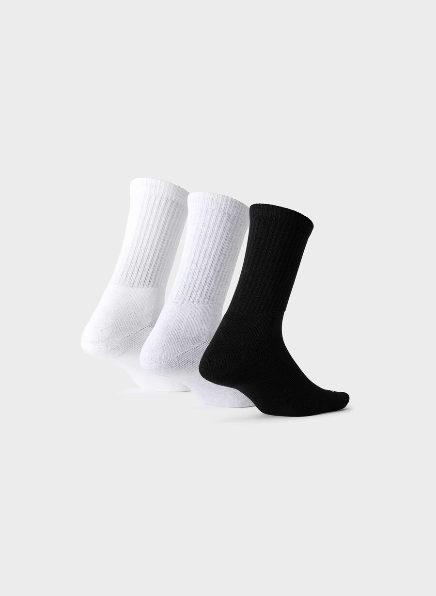 best-ever crew sock 3-pack vith moln vitsvart