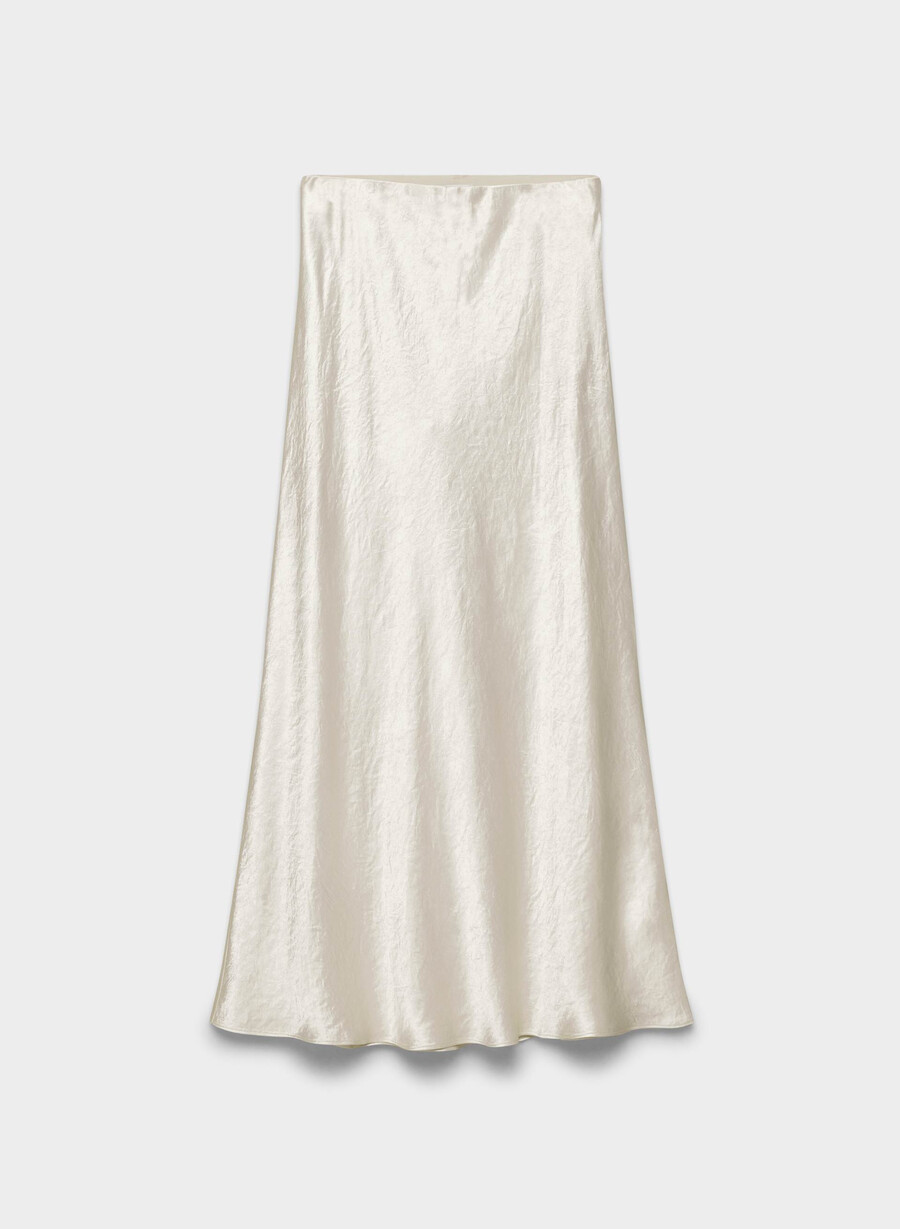 slip satin maxikjol matt pÄrlor