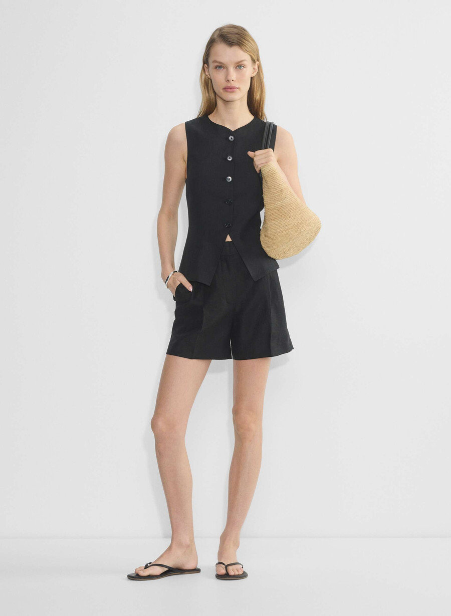 effortless short mid-thigh - cruiselinen black