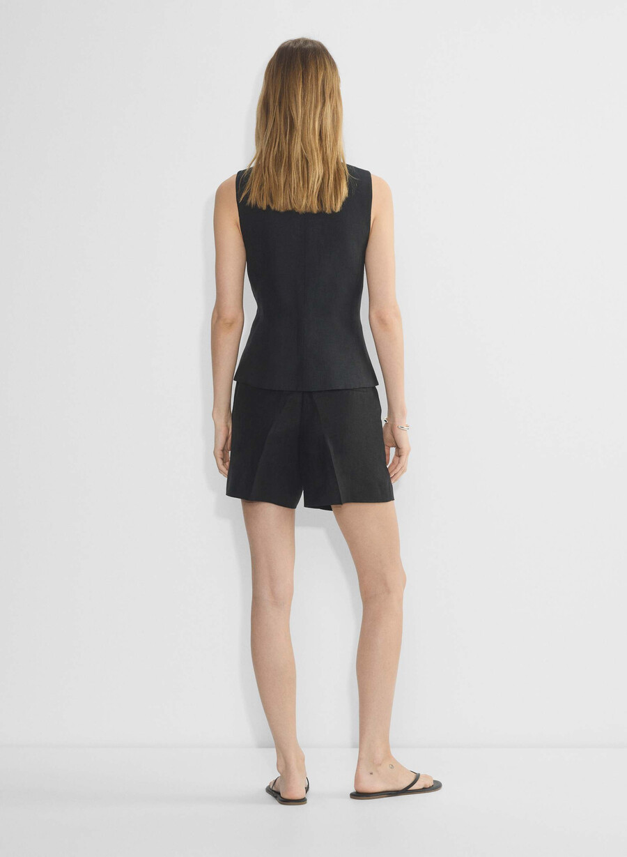 effortless short mid-thigh - cruiselinen black