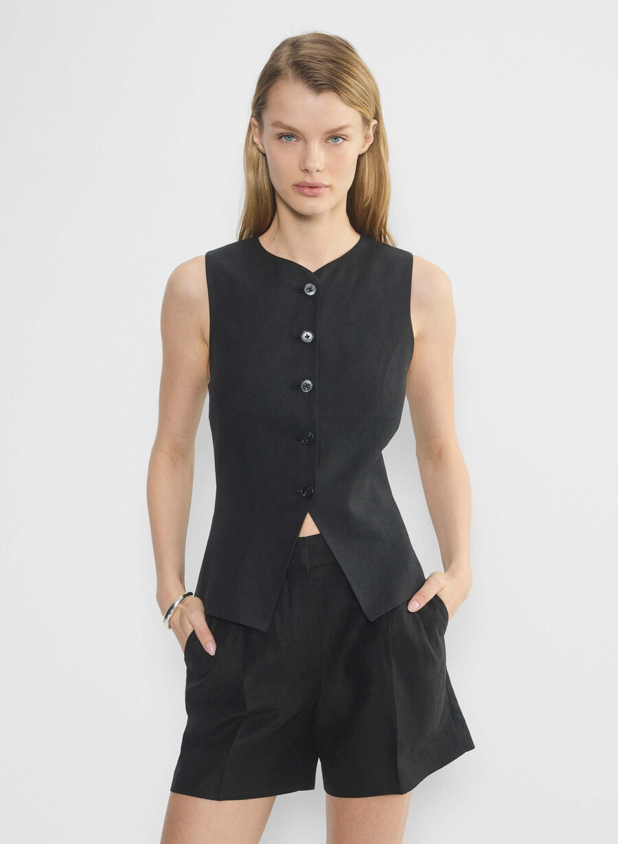 effortless short mid-thigh - cruiselinen black