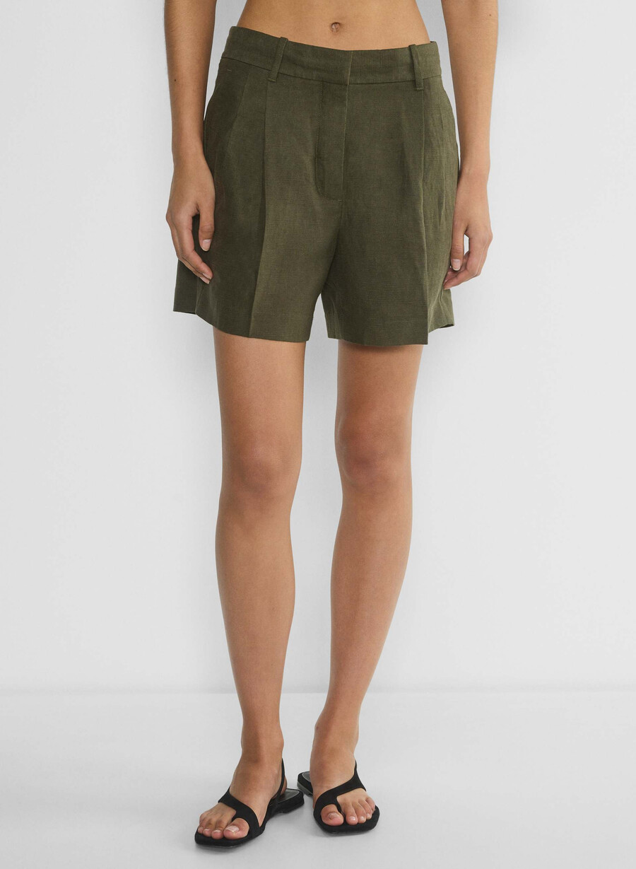 effortless short mid-thigh - cruiselinen dark olive
