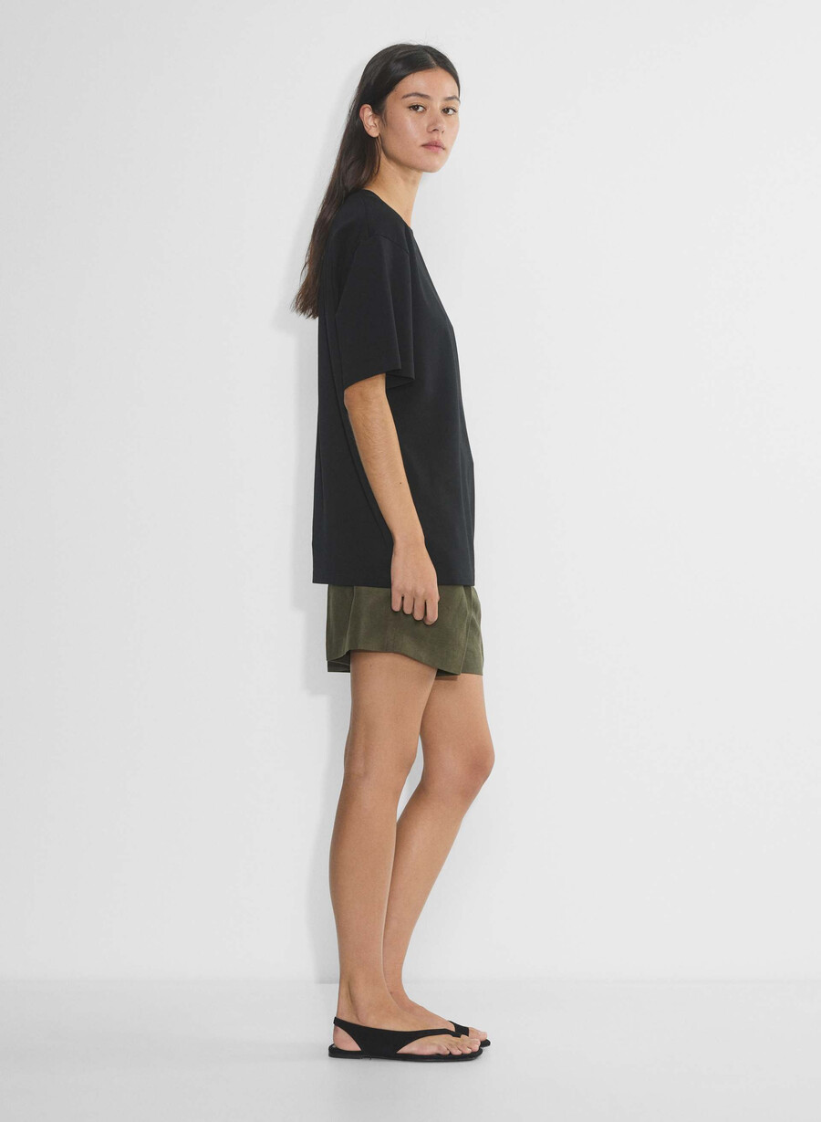 effortless short mid-thigh - cruiselinen dark olive