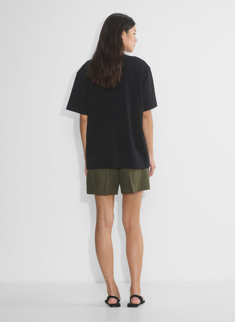 effortless short mid-thigh - cruiselinen dark olive