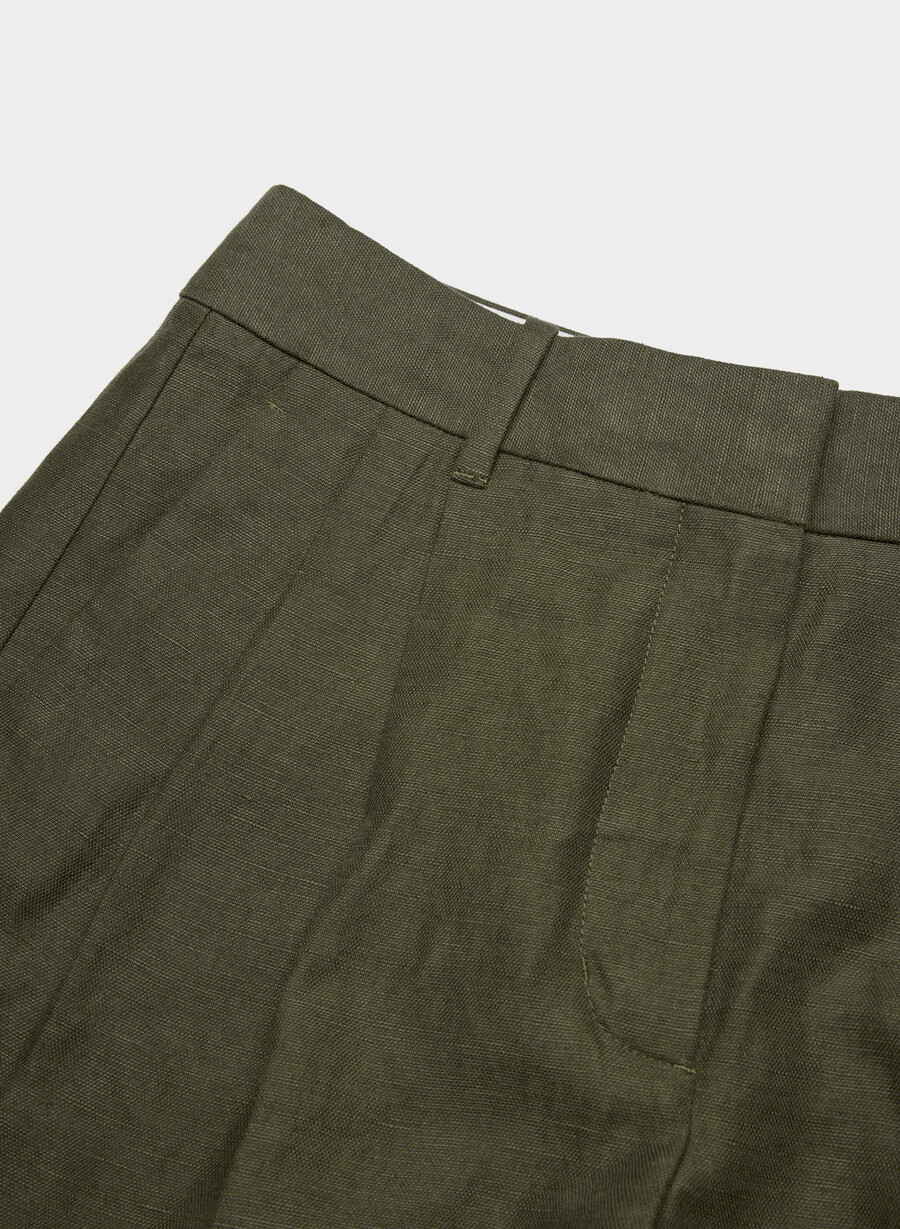effortless short mid-thigh - cruiselinen dark olive