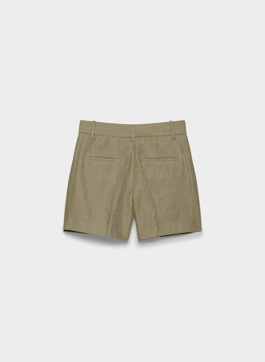 the effortless short mid-thigh - cruiselinen soltorkade oliv