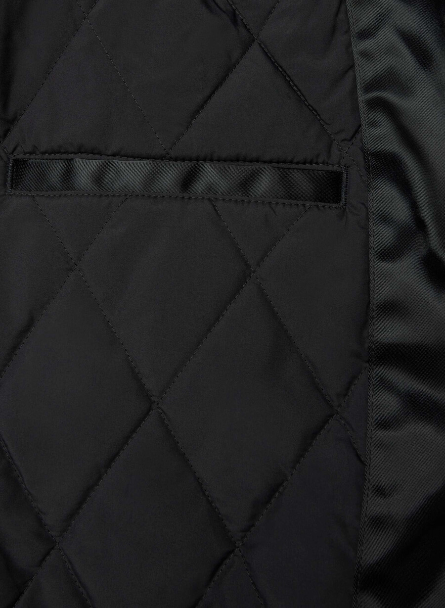 masa satin bomber svarthero guld