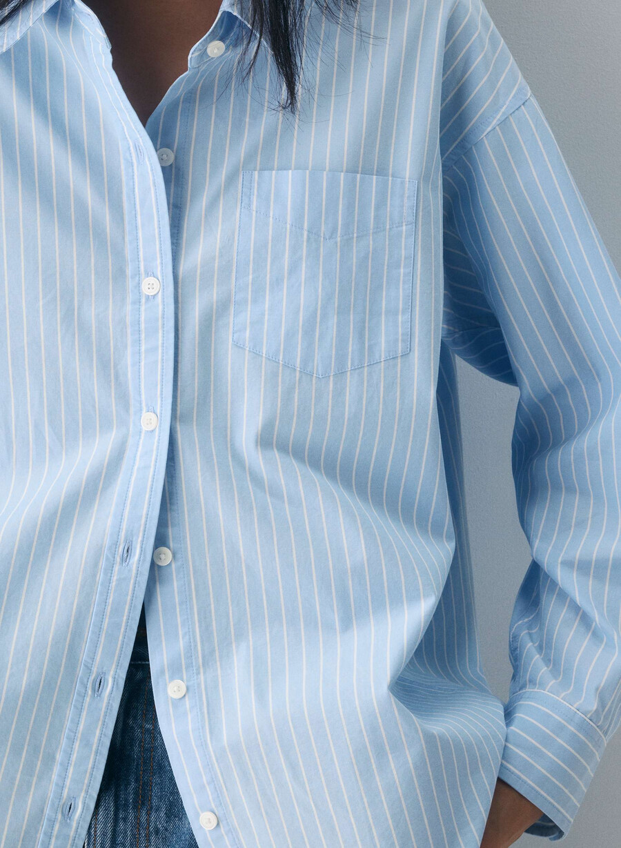 reminisce relaxed poplin skjorta mtchll strpp cf bbw