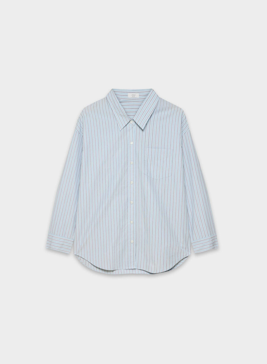 reminisce relaxed poplin skjorta wnstn strep d blbw