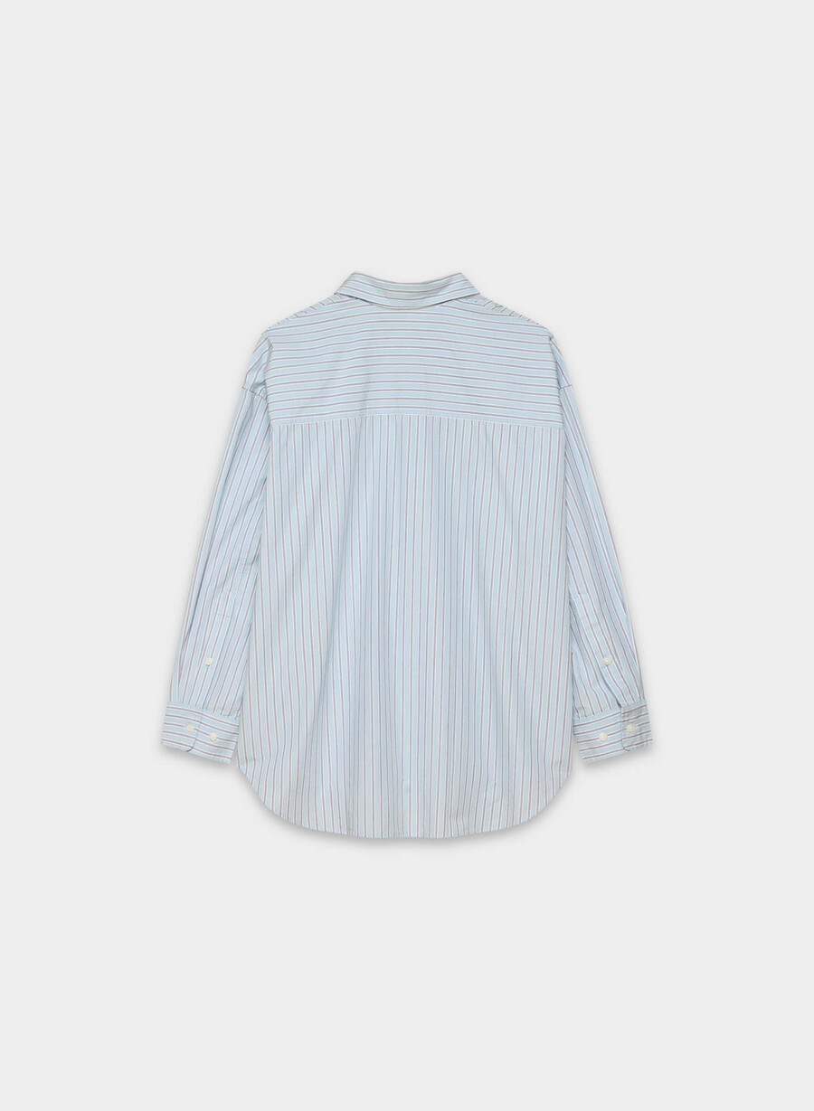 reminisce relaxed poplin skjorta wnstn strep d blbw
