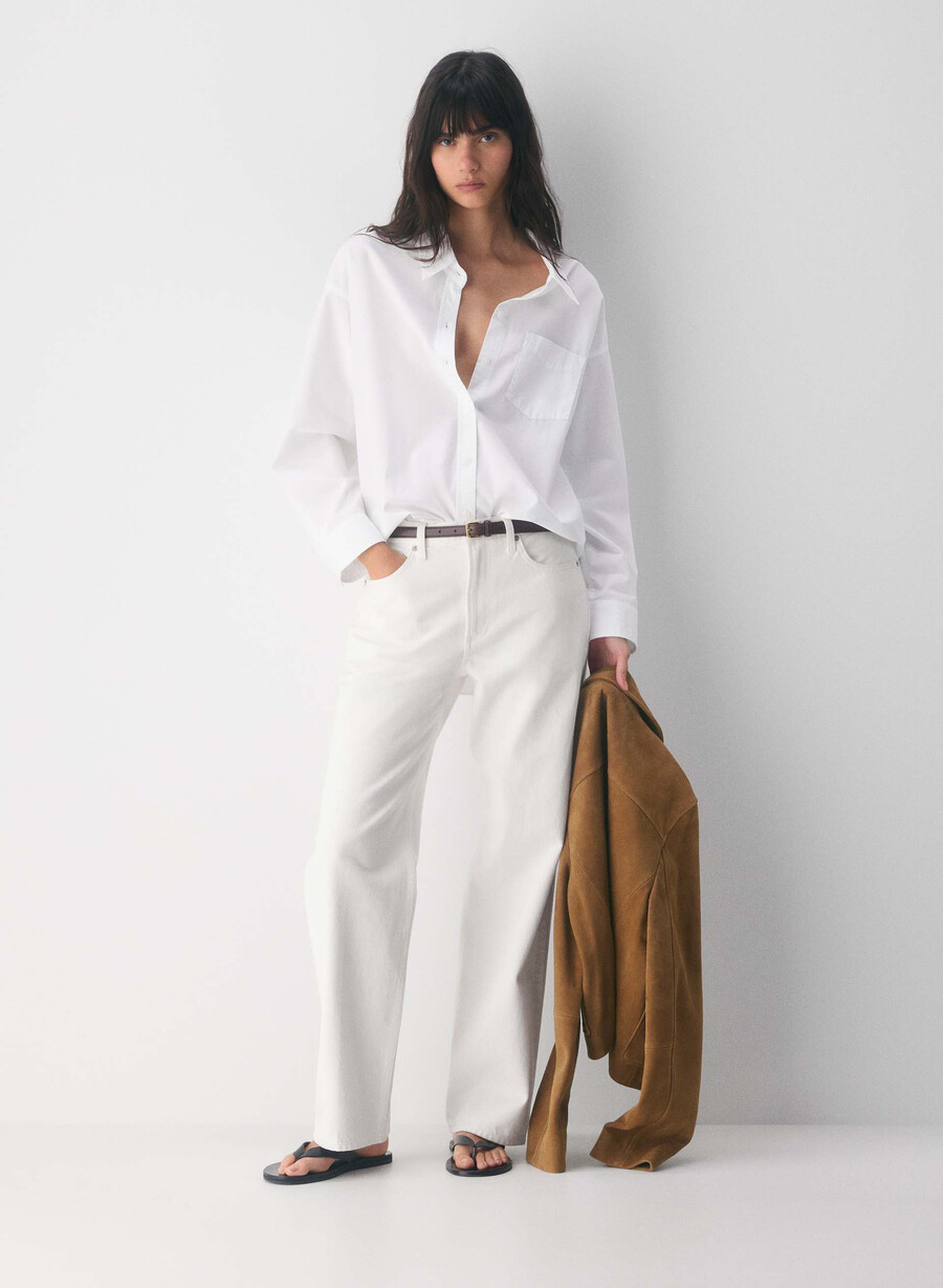 reminisce relaxed poplin skjorta wnstn strep d blbw