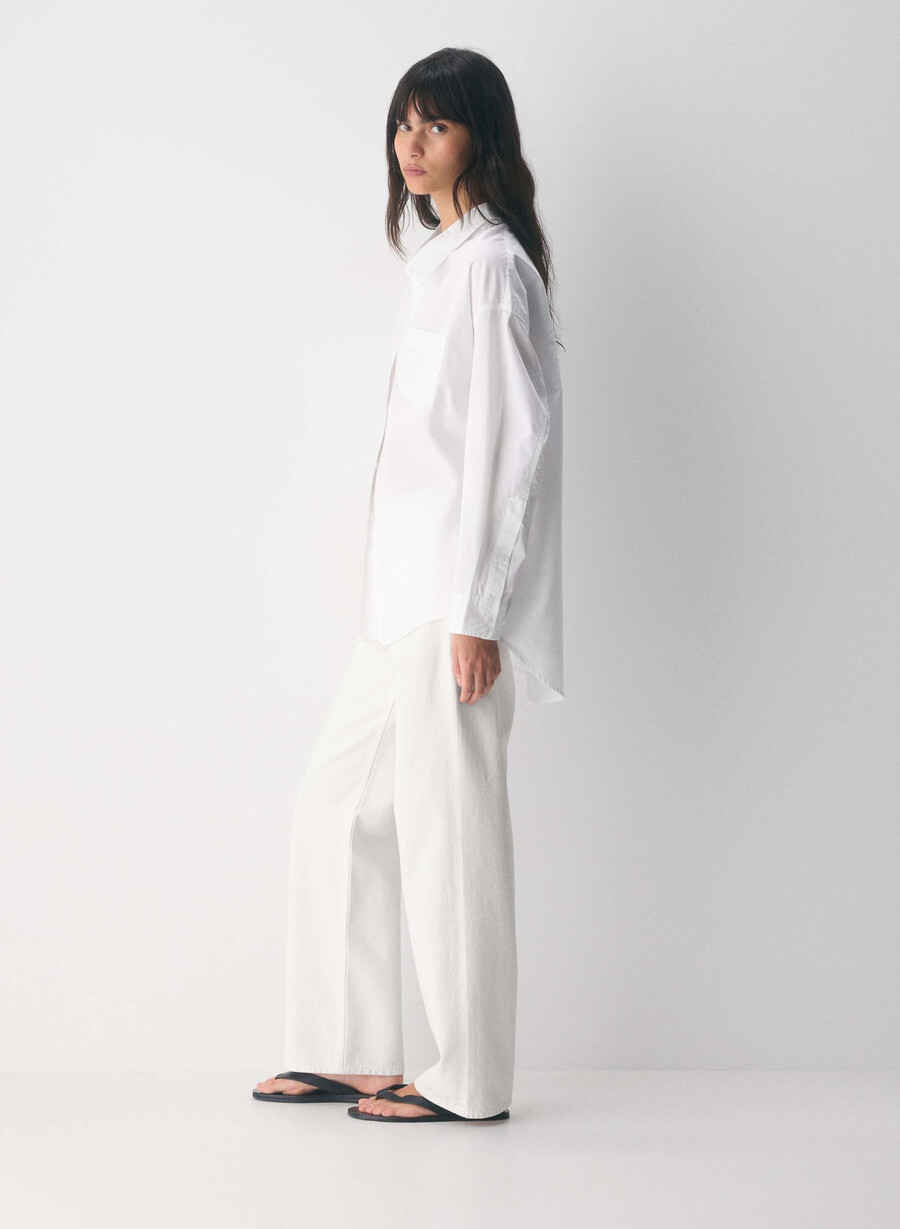 reminisce relaxed poplin skjorta wnstn strep d blbw