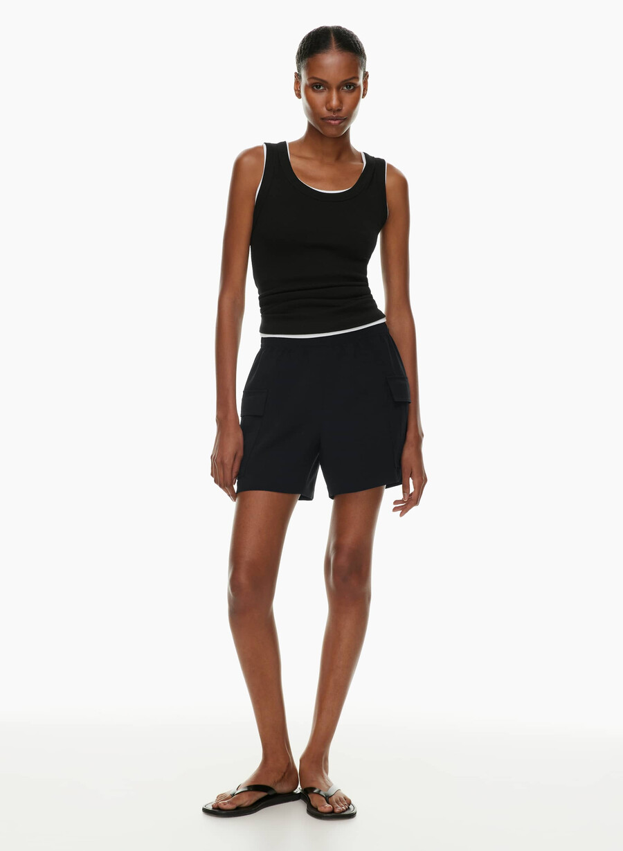 highlight cargo shorts svart
