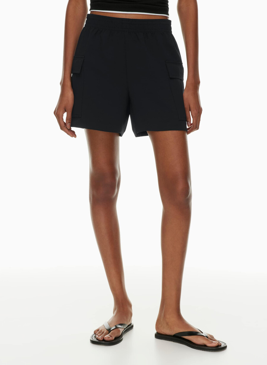 highlight cargo shorts svart