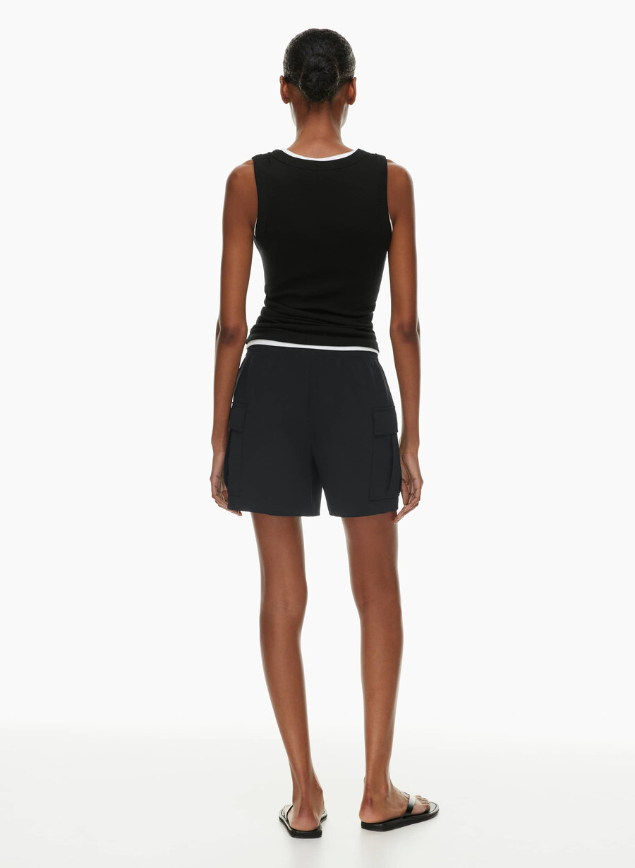 highlight cargo shorts svart