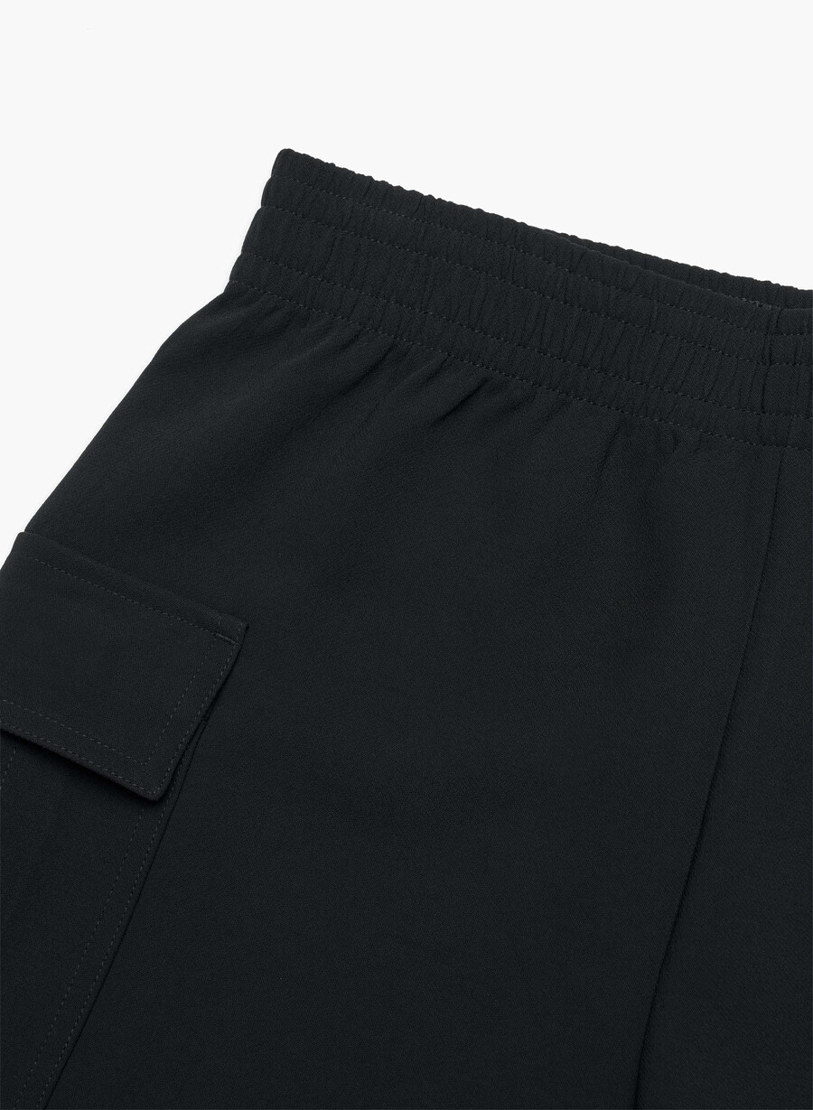 highlight cargo shorts svart