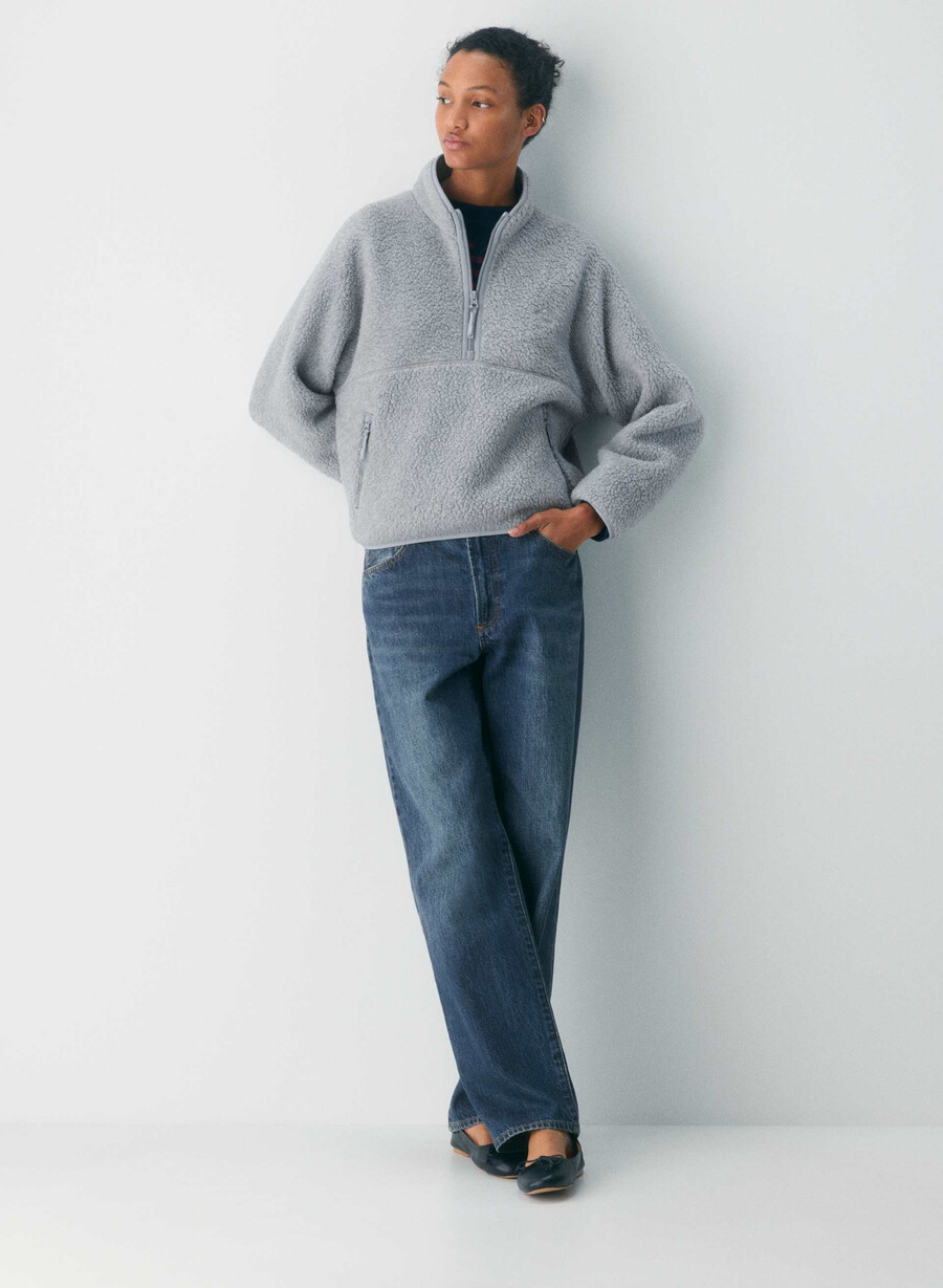 polartec thermal pro 12 zip hi-hip-tröja ljunggrön