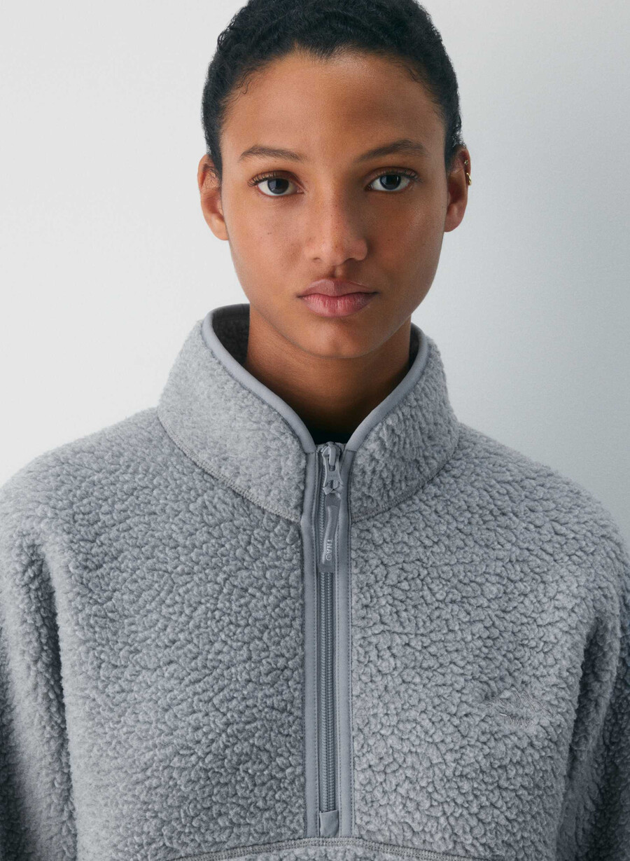 polartec thermal pro 12 zip hi-hip-tröja ljunggrön