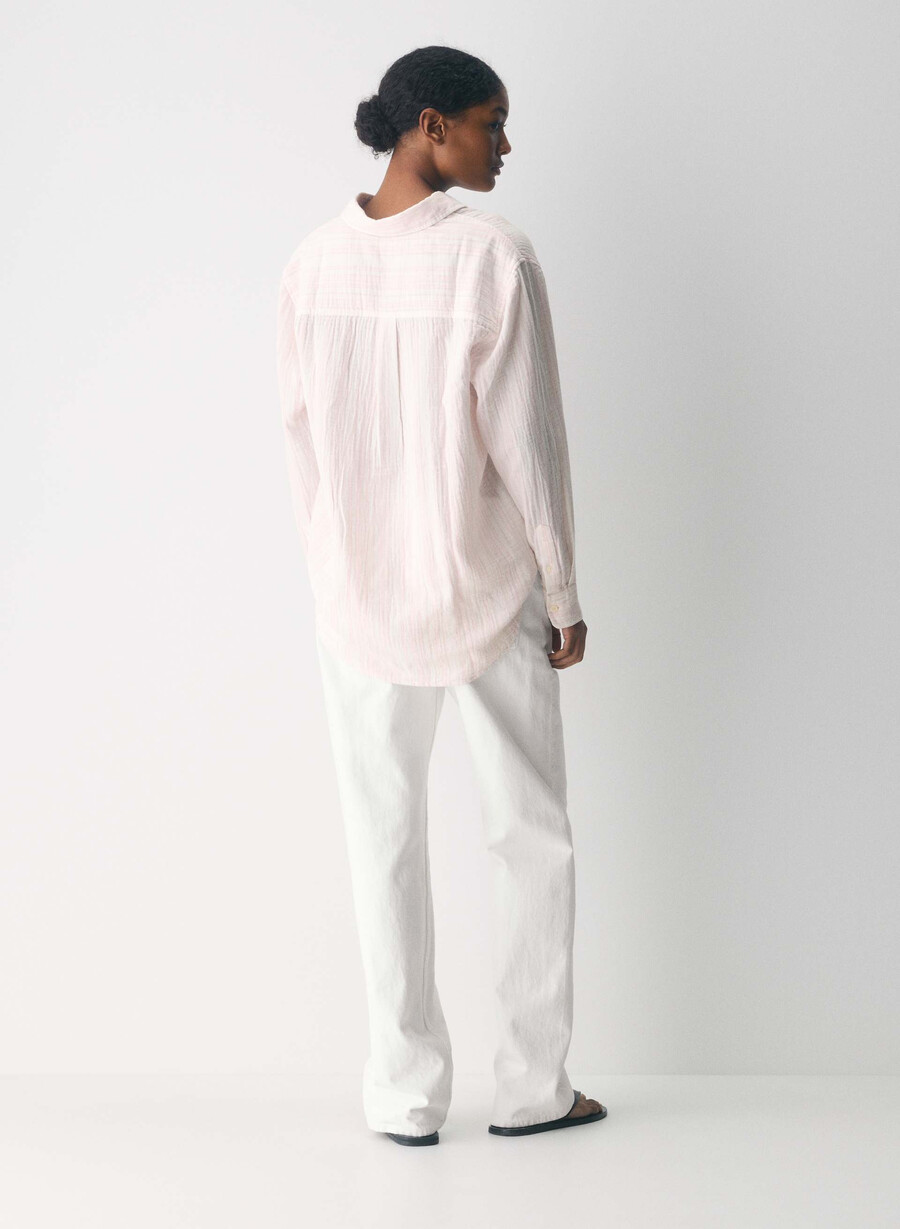 airplush cotton segelskjorta imogen strp okvla p