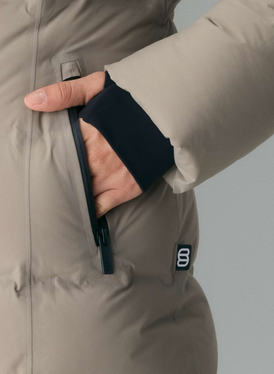 supersnug puff₂o mid - rainstop modern taupe