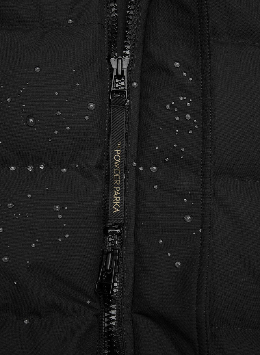 powder parka lång - coldstop svart