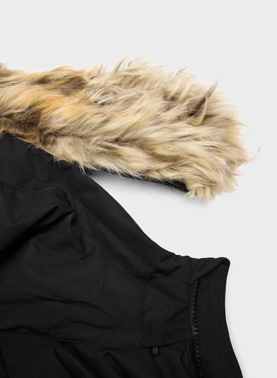 powder parka lång - coldstop svart