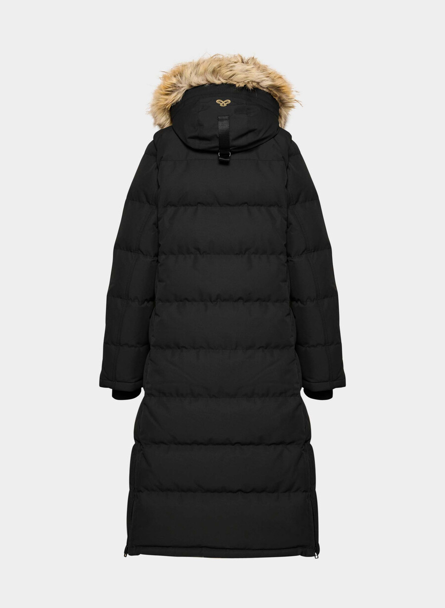 powder parka lång - coldstop svart